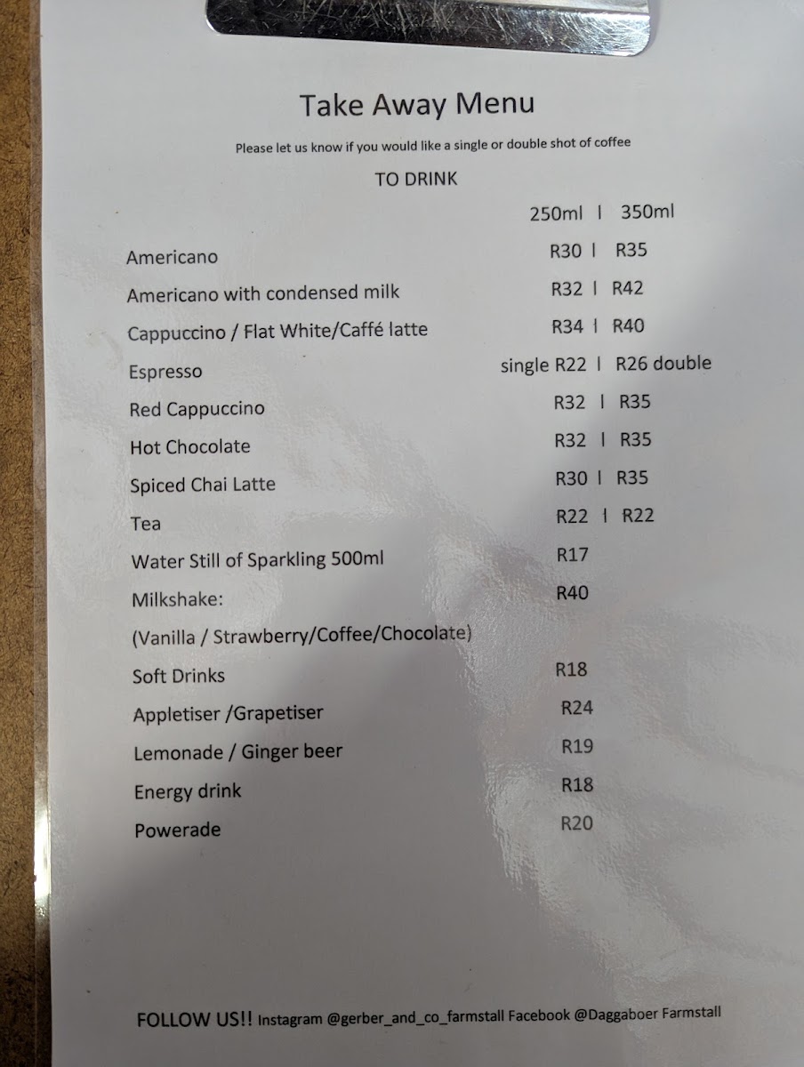 Menu Daggaboer Farm Stall Cradock-10